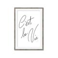 Picture of C'est La Vie II _GroupedProduct_Rectangle_Portrait_Framed_Matted_