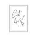 Picture of C'est La Vie II _GroupedProduct_Rectangle_Portrait_Framed_Matted_