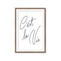Picture of C'est La Vie II _GroupedProduct_Rectangle_Portrait_Framed_Matted_