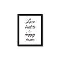 Picture of A Happy Home _GroupedProduct_Rectangle_Portrait_Framed_Matted_