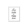 Picture of A Happy Home _GroupedProduct_Rectangle_Portrait_Framed_Matted_