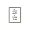 Picture of A Happy Home _GroupedProduct_Rectangle_Portrait_Framed_Matted_