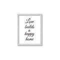 Picture of A Happy Home _GroupedProduct_Rectangle_Portrait_Framed_Matted_