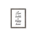Picture of A Happy Home _GroupedProduct_Rectangle_Portrait_Framed_Matted_