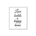 Picture of A Happy Home _GroupedProduct_Rectangle_Portrait_Framed_Matted_