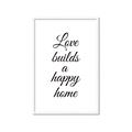 Picture of A Happy Home _GroupedProduct_Rectangle_Portrait_Framed_Matted_