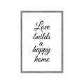 Picture of A Happy Home _GroupedProduct_Rectangle_Portrait_Framed_Matted_