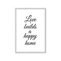 Picture of A Happy Home _GroupedProduct_Rectangle_Portrait_Framed_Matted_