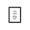 Picture of A Happy Home _GroupedProduct_Rectangle_Portrait_Framed_Matted_