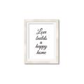 Picture of A Happy Home _GroupedProduct_Rectangle_Portrait_Framed_Matted_