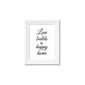 Picture of A Happy Home _GroupedProduct_Rectangle_Portrait_Framed_Matted_