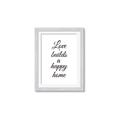 Picture of A Happy Home _GroupedProduct_Rectangle_Portrait_Framed_Matted_