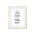 Picture of A Happy Home _GroupedProduct_Rectangle_Portrait_Framed_Matted_