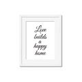 Picture of A Happy Home _GroupedProduct_Rectangle_Portrait_Framed_Matted_