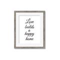 Picture of A Happy Home _GroupedProduct_Rectangle_Portrait_Framed_Matted_
