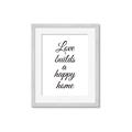 Picture of A Happy Home _GroupedProduct_Rectangle_Portrait_Framed_Matted_