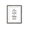 Picture of A Happy Home _GroupedProduct_Rectangle_Portrait_Framed_Matted_
