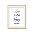 Picture of A Happy Home _GroupedProduct_Rectangle_Portrait_Framed_Matted_