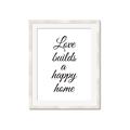 Picture of A Happy Home _GroupedProduct_Rectangle_Portrait_Framed_Matted_