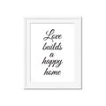 Picture of A Happy Home _GroupedProduct_Rectangle_Portrait_Framed_Matted_