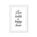 Picture of A Happy Home _GroupedProduct_Rectangle_Portrait_Framed_Matted_