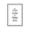 Picture of A Happy Home _GroupedProduct_Rectangle_Portrait_Framed_Matted_