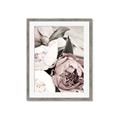 Picture of Pink Bloom _GroupedProduct_Rectangle_Portrait_Photography _GroupedProduct_Rectangle_Portrait_Framed_Matted_