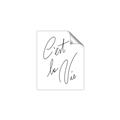 Picture of C'est La Vie II _GroupedProduct_Rectangle_Portrait_Unframed_Print_Only_
