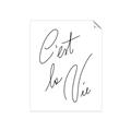 Picture of C'est La Vie II _GroupedProduct_Rectangle_Portrait_Unframed_Print_Only_