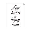 Picture of A Happy Home _GroupedProduct_Rectangle_Portrait_Unframed_Print_Only_