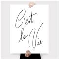 Picture of C'est La Vie II _GroupedProduct_Rectangle_Portrait_Canvas_