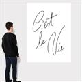 Picture of C'est La Vie II _GroupedProduct_Rectangle_Portrait_Canvas_