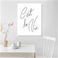 Picture of C'est La Vie II _GroupedProduct_Rectangle_Portrait_Canvas_
