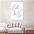 Picture of C'est La Vie II _GroupedProduct_Rectangle_Portrait_Canvas_