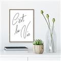 Picture of C'est La Vie II _GroupedProduct_Rectangle_Portrait_Canvas_Framed_