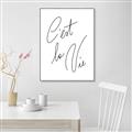 Picture of C'est La Vie II _GroupedProduct_Rectangle_Portrait_Canvas_Framed_