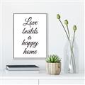 Picture of A Happy Home _GroupedProduct_Rectangle_Portrait_Canvas_Framed_