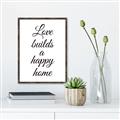Picture of A Happy Home _GroupedProduct_Rectangle_Portrait_Canvas_Framed_