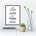 Picture of A Happy Home _GroupedProduct_Rectangle_Portrait_Canvas_Framed_