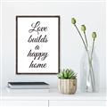 Picture of A Happy Home _GroupedProduct_Rectangle_Portrait_Canvas_Framed_