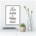 Picture of A Happy Home _GroupedProduct_Rectangle_Portrait_Canvas_Framed_