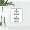 Picture of A Happy Home _GroupedProduct_Rectangle_Portrait_Canvas_Framed_