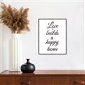 Picture of A Happy Home _GroupedProduct_Rectangle_Portrait_Canvas_Framed_