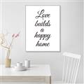 Picture of A Happy Home _GroupedProduct_Rectangle_Portrait_Canvas_Framed_