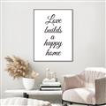 Picture of A Happy Home _GroupedProduct_Rectangle_Portrait_Canvas_Framed_