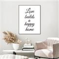 Picture of A Happy Home _GroupedProduct_Rectangle_Portrait_Canvas_Framed_