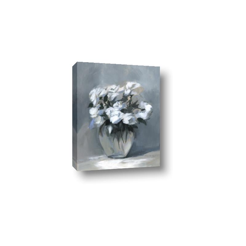 Picture of Vase with beautiful flower _GroupedProduct_Rectangle_Portrait_Canvas_