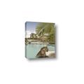Picture of Gepard in water _GroupedProduct_Rectangle_Portrait_Canvas_