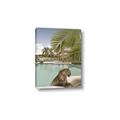 Picture of Gepard in water _GroupedProduct_Rectangle_Portrait_Canvas_
