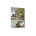Picture of Gepard in water _GroupedProduct_Rectangle_Portrait_Canvas_